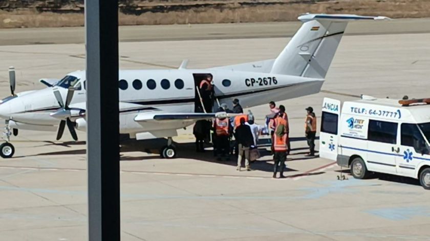 Damián Condori, gobernador de Chuquisaca, ya fue trasladado a Cochabamba