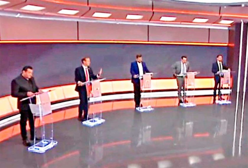 Economía y ataques marcan primer debate presidencial