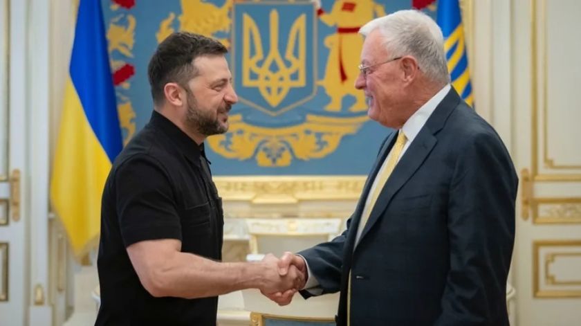 Zelenski habla con Kellogg en Kiev sobre sanciones a Rusia y venta de armas a Ucrania