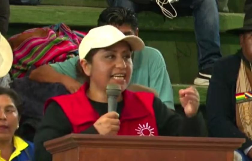 Gobernador de La Paz pide la aprehensión de Nina: “Esta señora tiene trastornos emocionales”