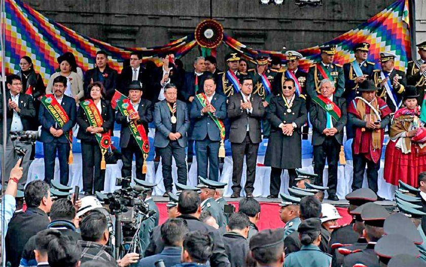 Arce: Dejamos una “tea encendida” para La Paz