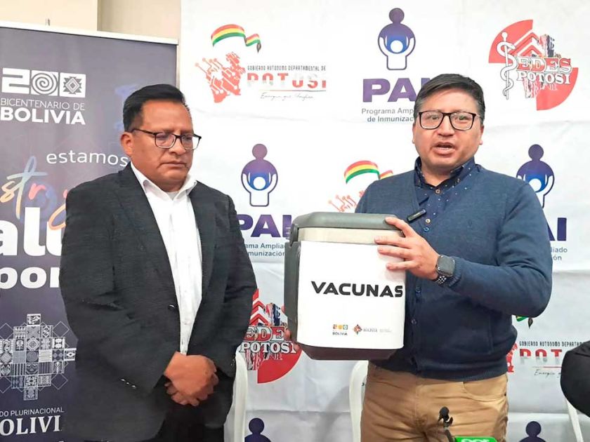 Potosí arranca la segunda fase de vacunación contra el sarampión 