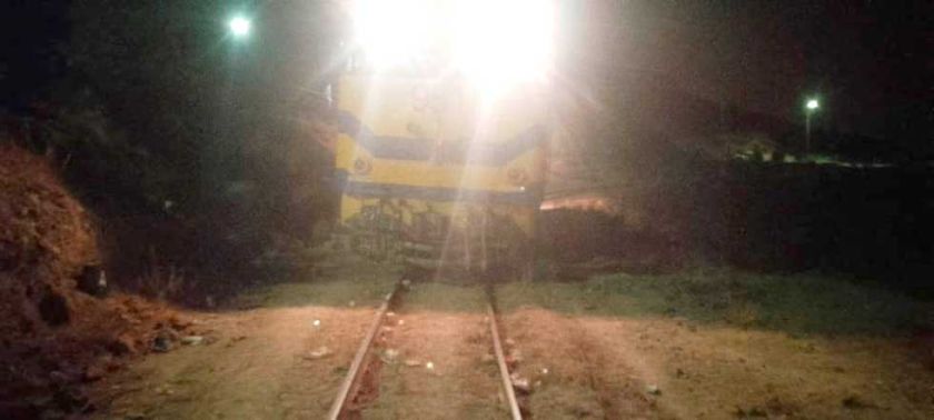 Joven fallece arrollado por una locomotora 