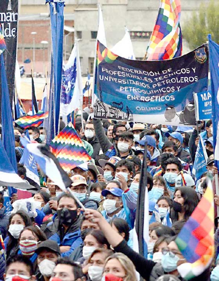 Androniquistas desahucian llamado de Arce y evistas piden votar nulo