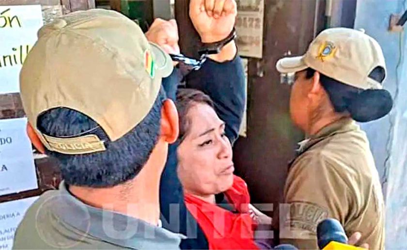 Prisión preventiva para Ruth Nina;  pidió disculpas por sus amenazas
