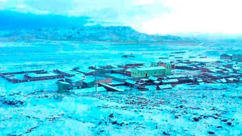 Se mantienen las temperaturas bajas en el Departamento de Potosí