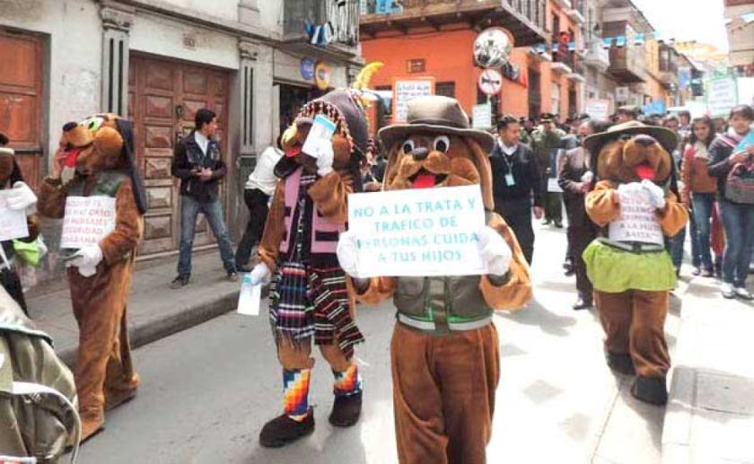 Marcharán contra la Trata y Tráfico de personas en Potosí