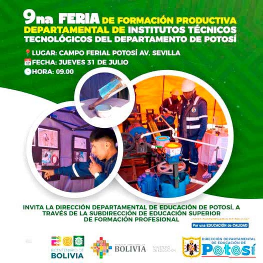 Institutos expondrán resultados de formación técnica