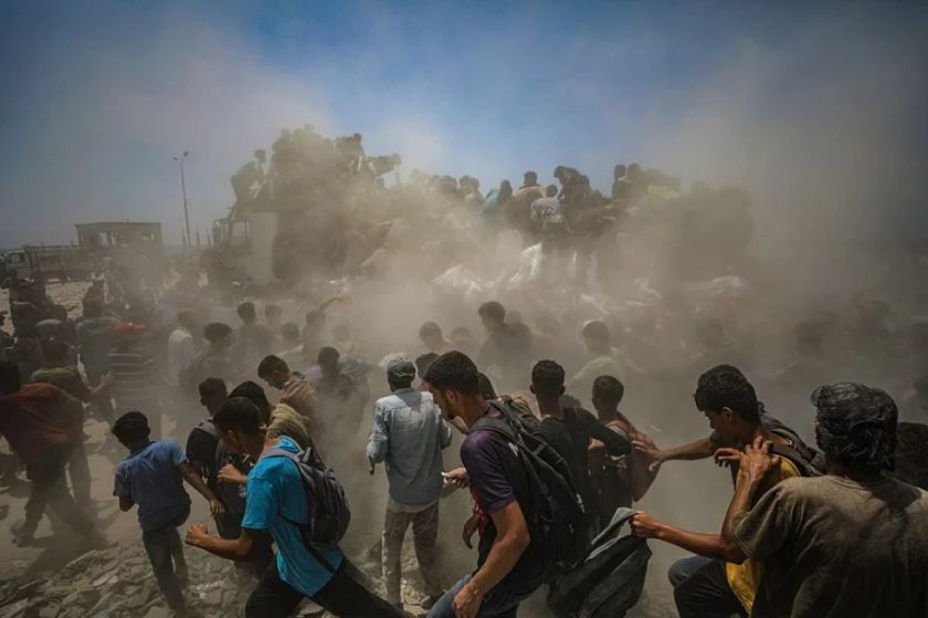 Reportan que hubo otra veintena de muertos cerca de puntos de reparto de comida en Gaza