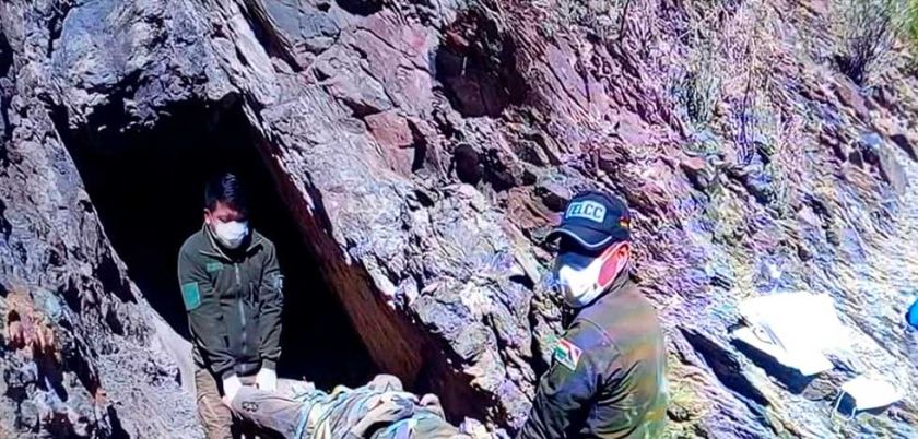 Cinco mineros buscaban  oro, y hallan la muerte