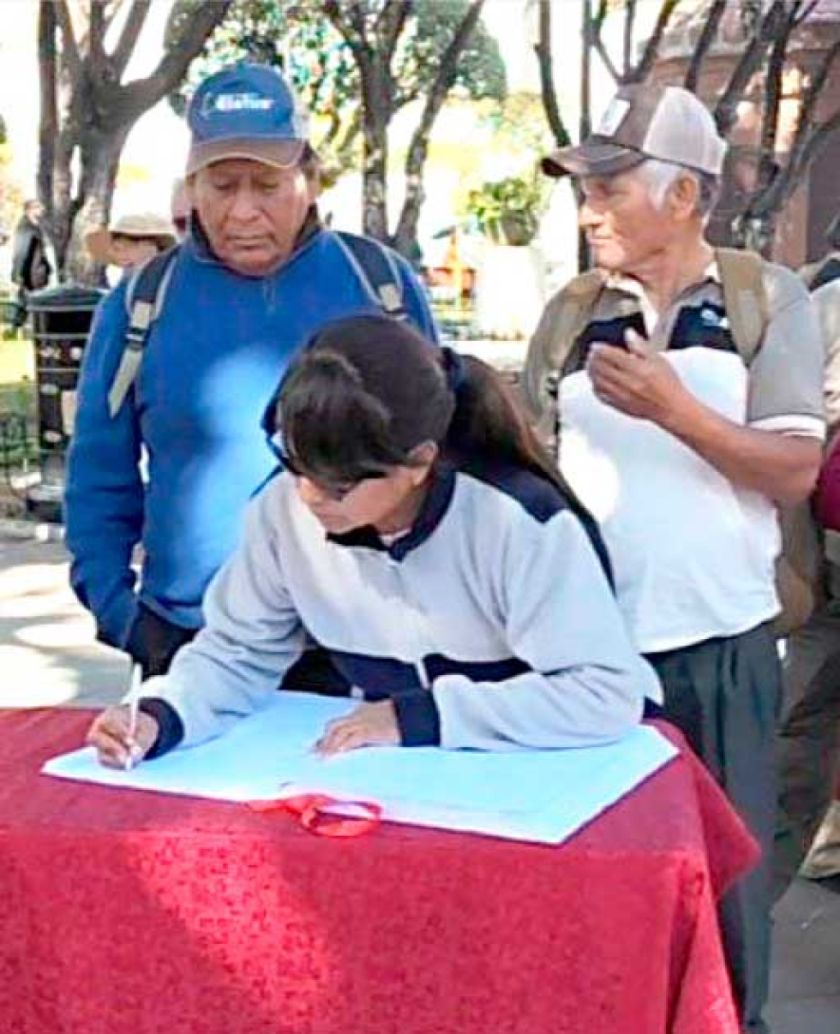 Ciudadanos quieren dejar firma en el Bicentenario