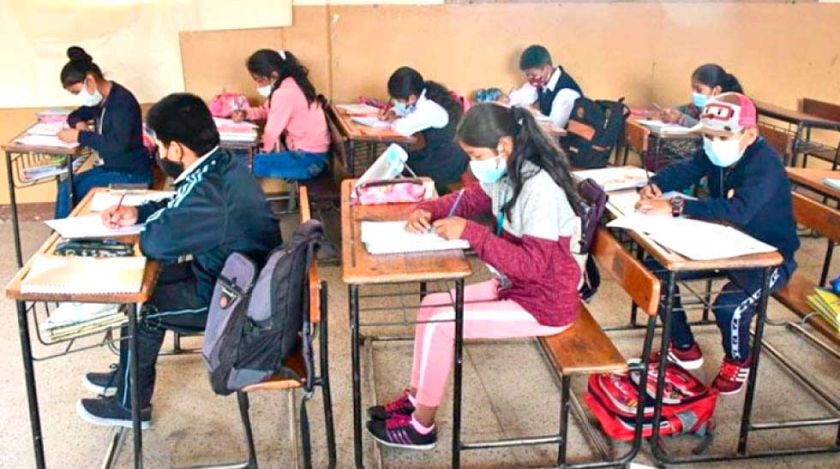 Sin sarampión en la capital los estudiantes vuelven a las aulas