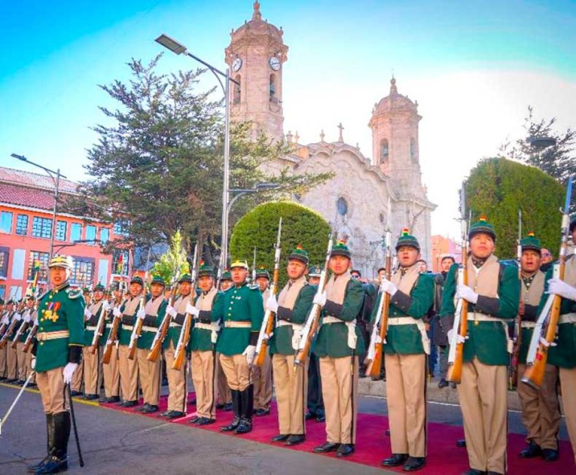 RIA III Pérez celebra Bicentenario de creación de las Fuerzas Armadas
