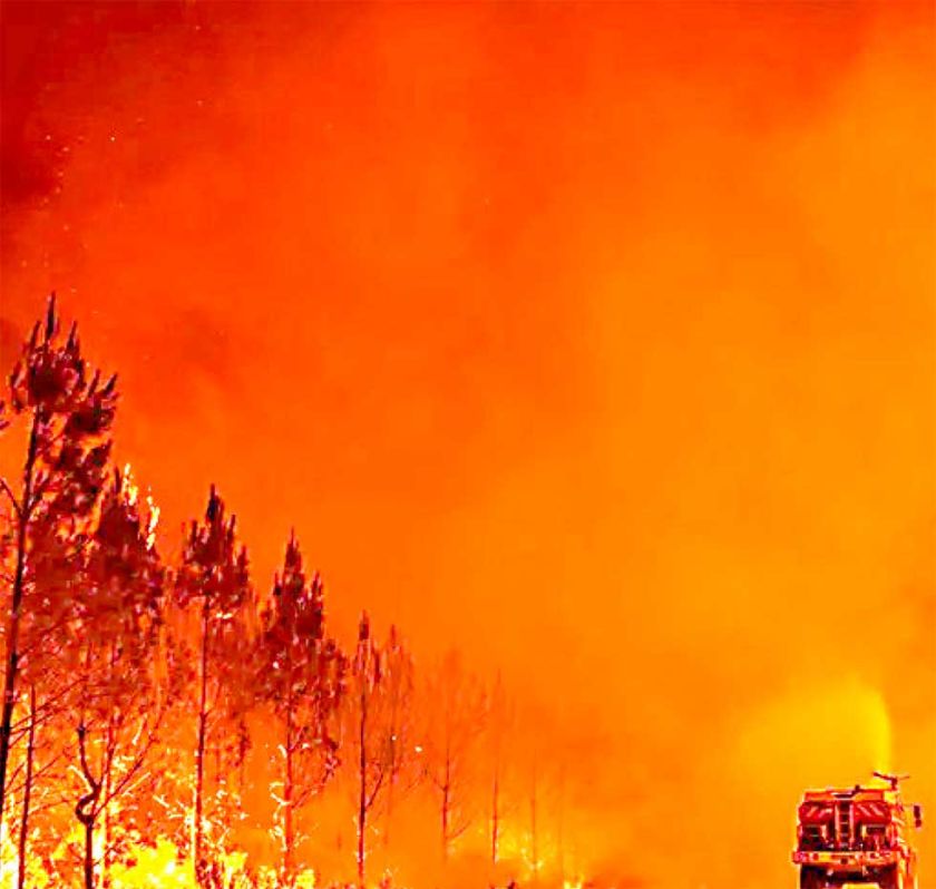 Francia bajo fuego, uno de los mayores de su historia