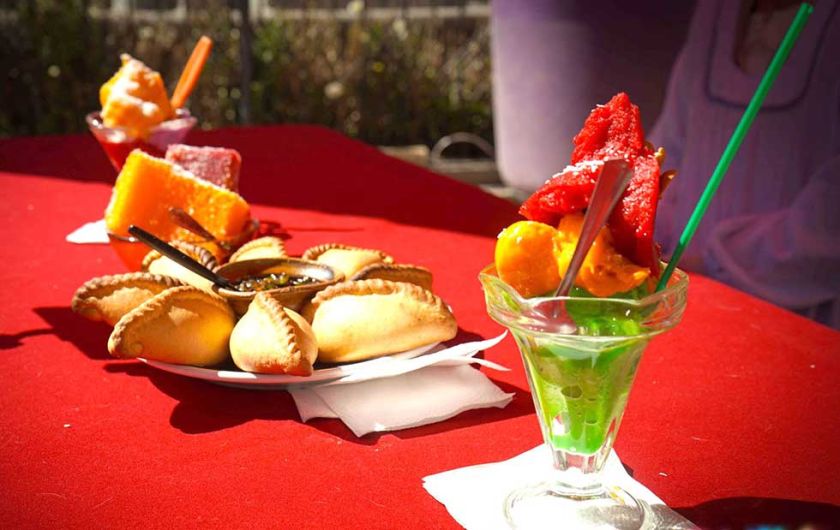 Hoy es la feria de la Salteña, el helado, el tocinillo y las thayas