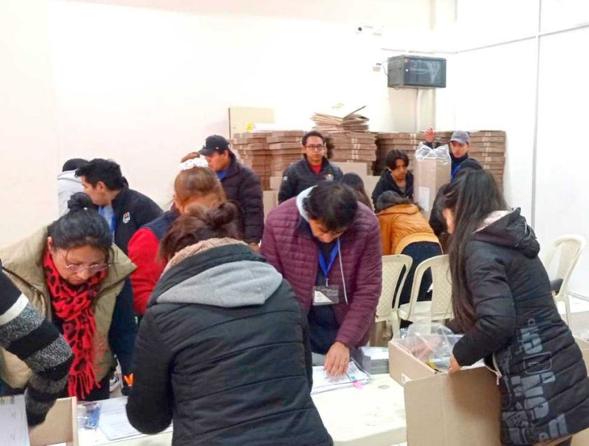 Garantizan distribución de material electoral a todos los recintos de Potosí