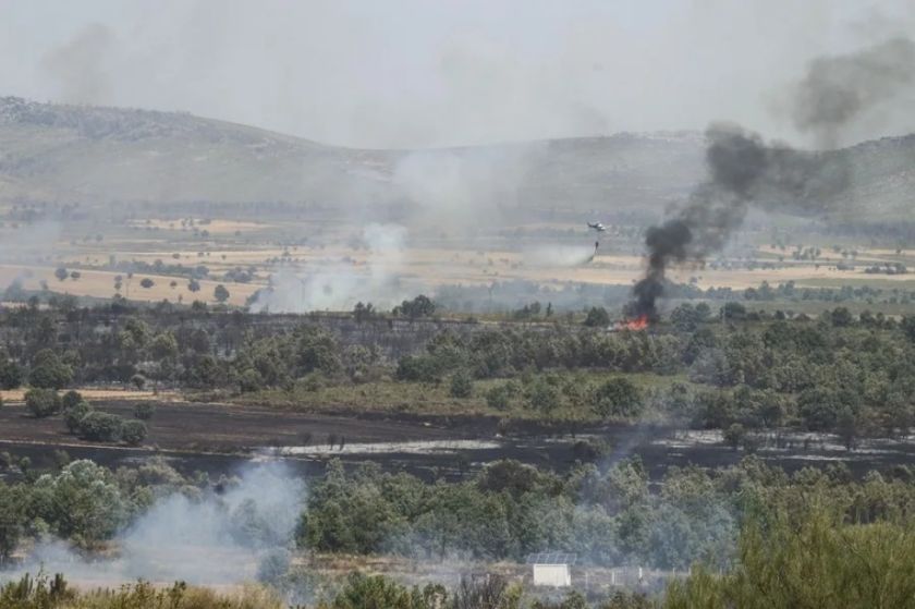Detienen a un hombre por provocar un incendio que arrasó 4.000 hectáreas en Zamora