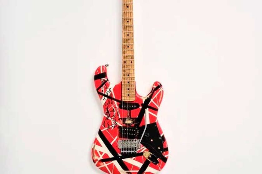 La guitarra ‘Kramer’ de Eddie Van Halen saldrá a subasta 