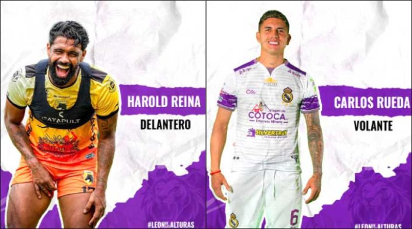 Harold Reina y Carlos Rueda se suman a Real Potosí