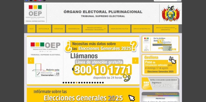 El TSE todavía no ha publicado las listas definitivas de candidatos a senadores y diputados