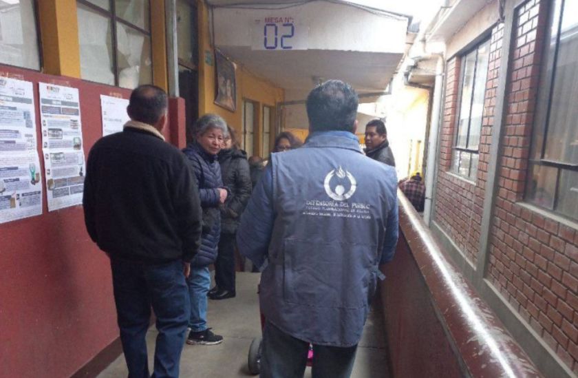Defensoría del Pueblo reporta 423 denuncias en el contexto electoral; el 57,5% subsanadas