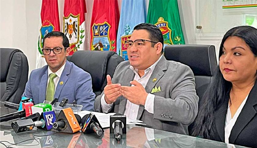 Emiten alerta migratoria para un hijo de Luis Arce