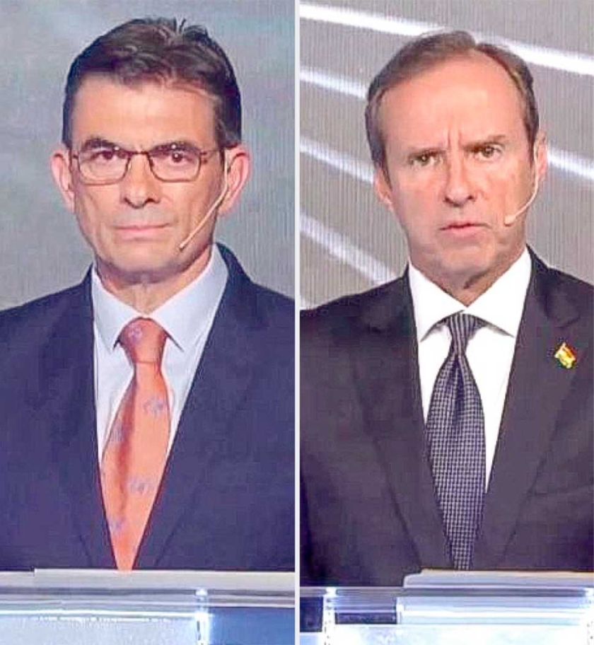 Cara a cara: TSE confirma debate entre Paz y Quiroga