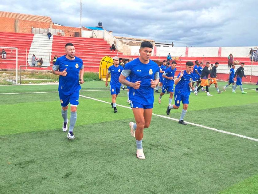 Real Potosí trabaja enfocado en el cotejo ante Nacional Sucre