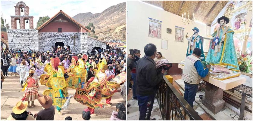 San Bartolomé recibió a sus devotos en su santuario en La Puerta