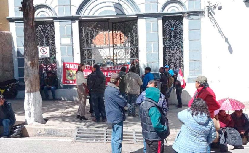 Trabajadores ediles encaran paro por 48 horas y anuncian que habrá más