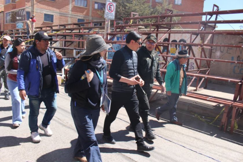 Ministerio de Culturas participa de inspección a la ruta de la entrada de Ch'utillos 2025