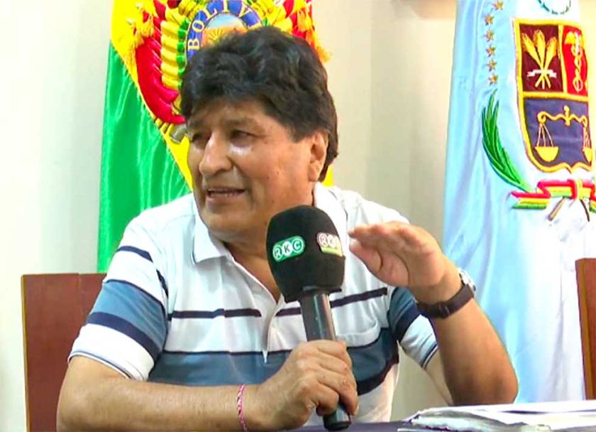Para Evo, excarcelaciones se deben a pacto con Arce