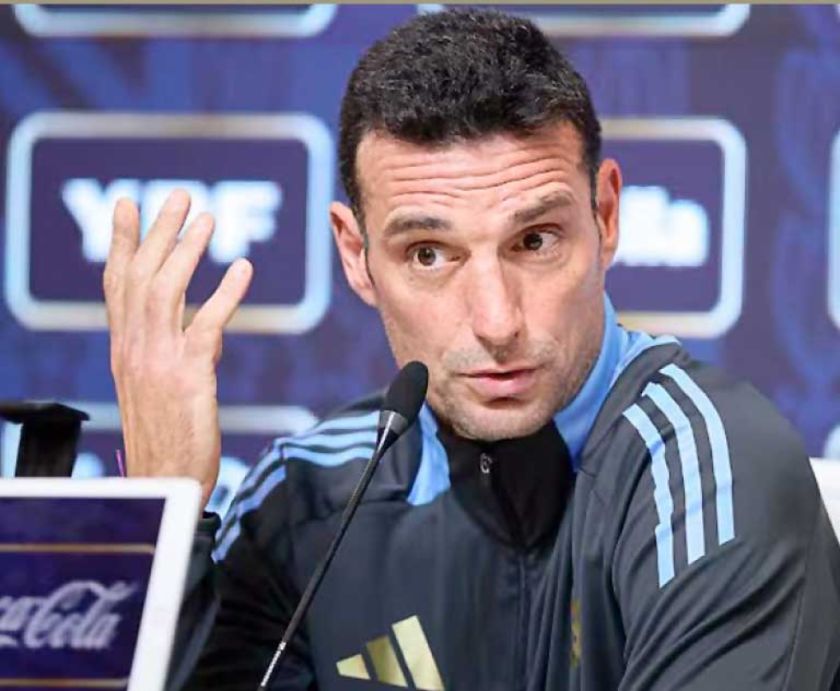 Scaloni critica fecha de la finalissima contra España