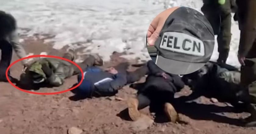 Chile: Detienen a 5 bolivianos en frontera con droga y armas, uno vestía uniforme de la FELCN