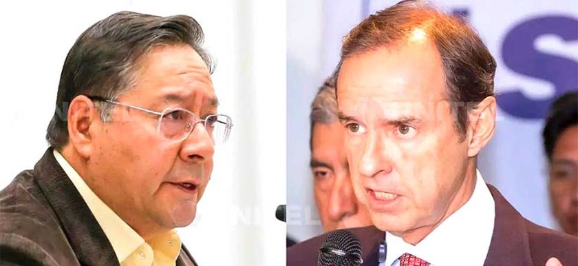 Arce y Tuto cruzan palabras por reservas y combustibles