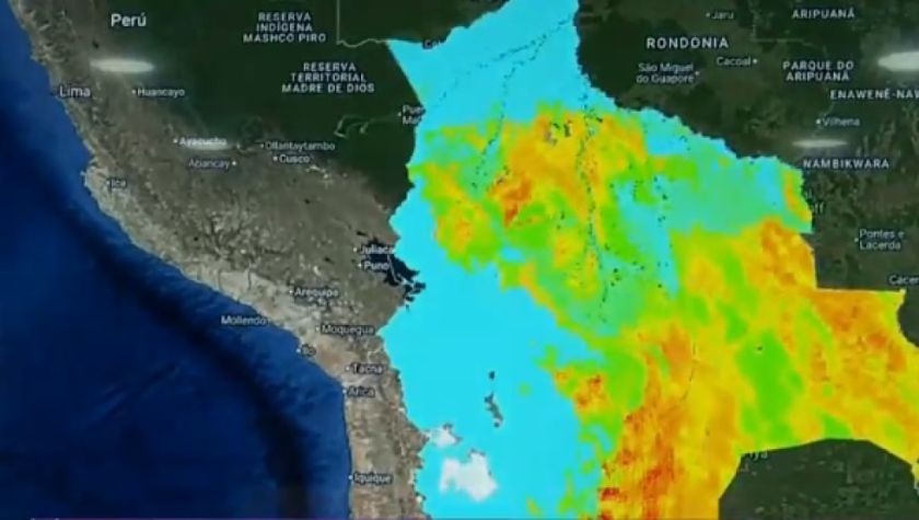 Senamhi emite alerta naranja por calor de hasta 40°C en el oriente de Bolivia