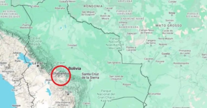 Sismo de 4.6 sacude Cochabamba la mañana de este sábado