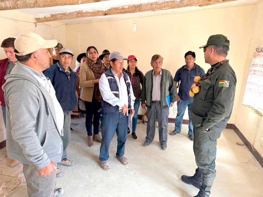Policía evalua seguridad ciudadana en tres municipios de Potosí