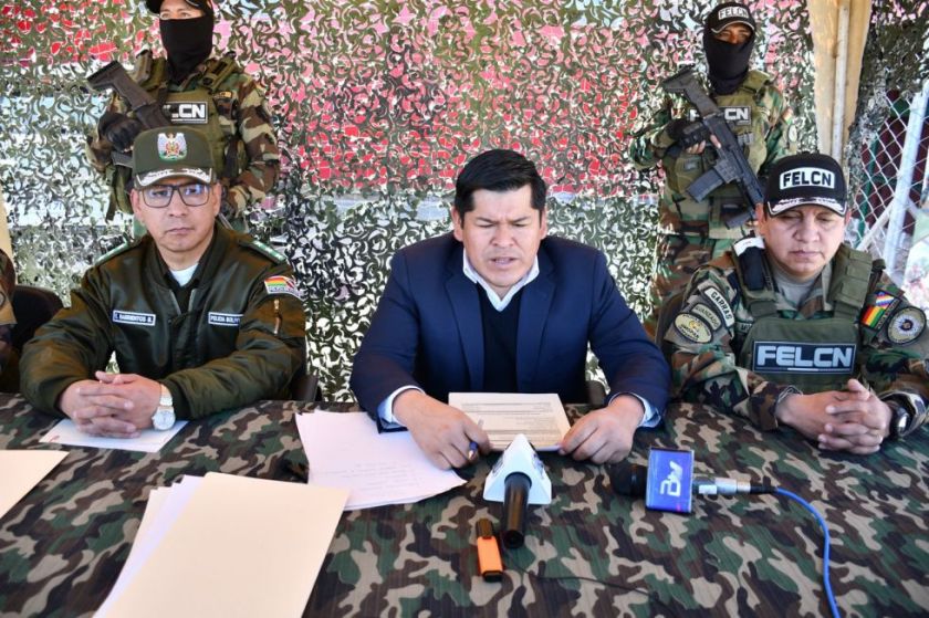 Gobierno boliviano tilda de “unilateral y sesgada” desacreditación de EEUU sobre narcotráfico