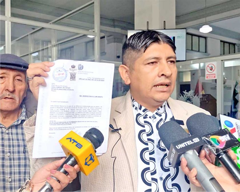 Exaliado denuncia a Arce  por el caso de ‘Botrading’