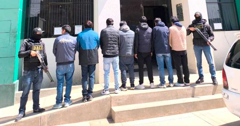 Felcc captura a siete presuntos delincuentes, pero quedan en libertad en la ciudad