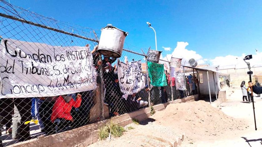 Policía reporta absoluta normalidad al interior del penal de Cantumarca