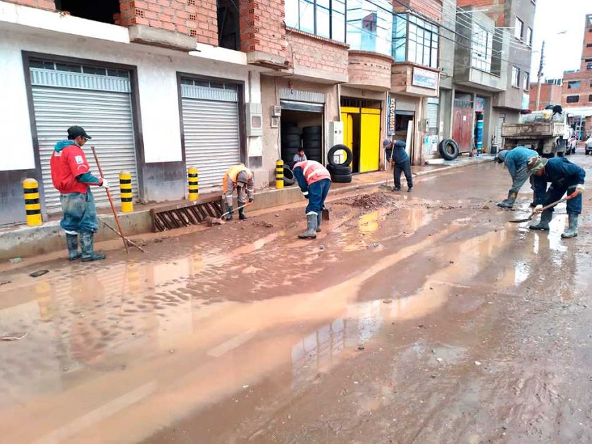 Activan plan de contingencia para evitar taponamiento por lluvias