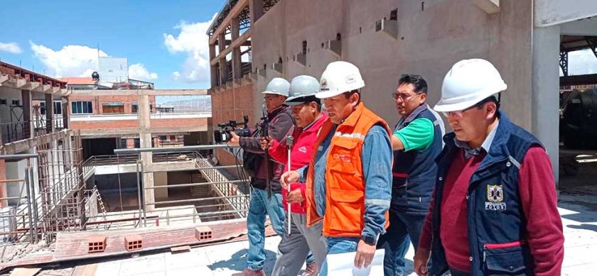 Megaproyecto mercado Chuquimia  reporta un avance del 93 por ciento