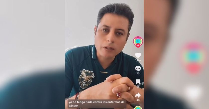 Edman Lara pide disculpas tras comparar a Bolivia con un enfermo de cáncer