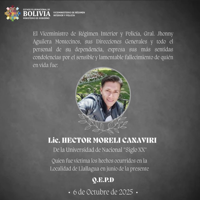 Muere dirigente universitario agredido durante los enfrentamientos en Llallagua