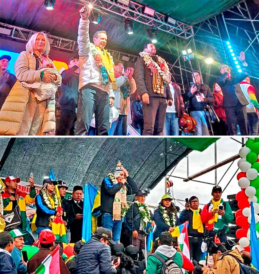 PDC y Libre comienzan a cerrar sus campañas