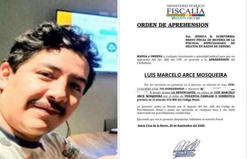Aprehenden a Marcelo Arce Mosqueira, hijo del Presidente