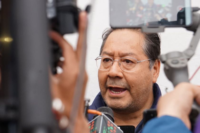 Luis Arce: “Había sectores que no querían que se llevara adelante esta segunda vuelta”