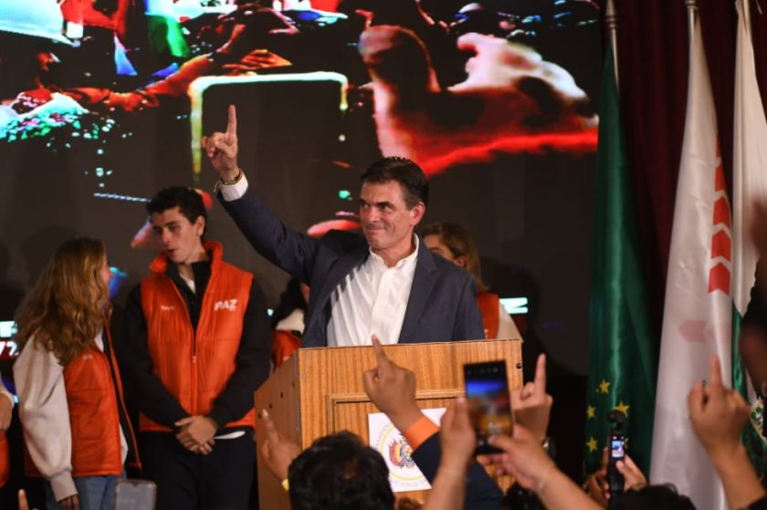 Cochabamba concluye el cómputo oficial: Paz sella su triunfo con más del 60%